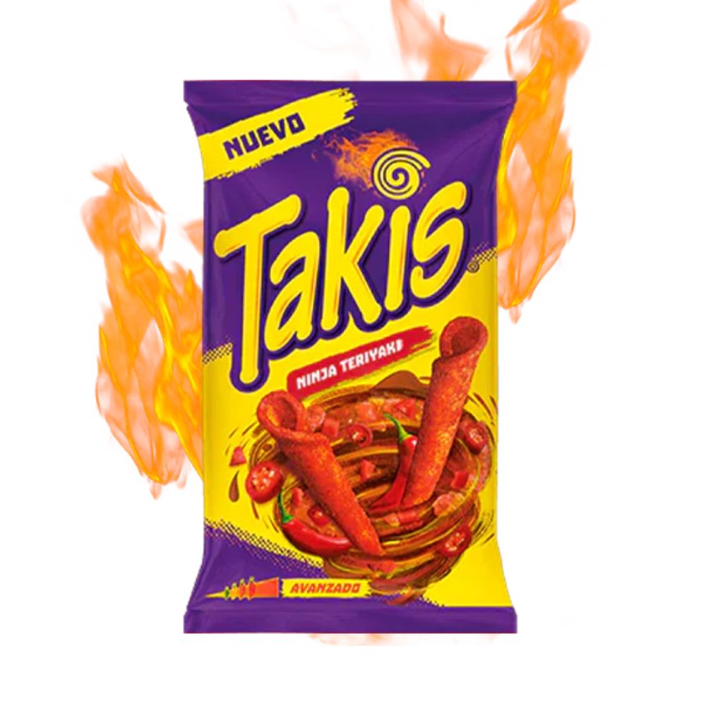 Takis Ninja Teriyaki 90g ESP - 18er Pack - International Trading Sweets ...