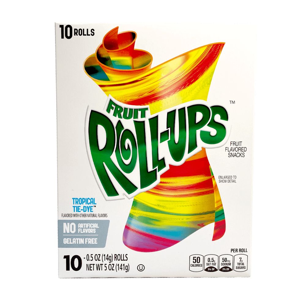 Roll Ups Tropical Tie Dye 10er Pack - International Trading Sweets ...